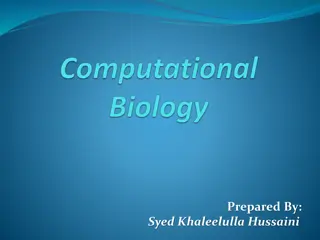 Computational Biology: Proteins, DNA, RNA, Genetics, and Evolution