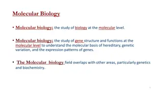 Exploring Molecular Biology and Cell Science