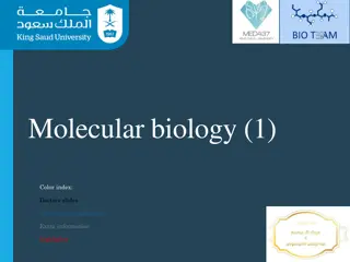 Understanding Molecular Biology Basics