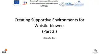 Ensuring Effective Whistleblower Protection and Supportive Environments