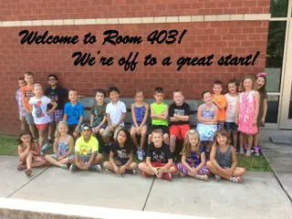 Welcome to Room 403: Daily Schedule, Grade Level Rules, and Homework Policy