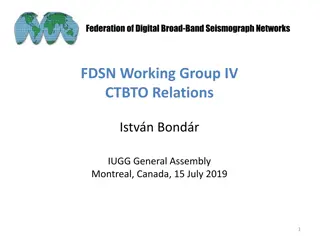 Highlights of Federation of Digital Broad-Band Seismograph Networks (FDSN) Activities