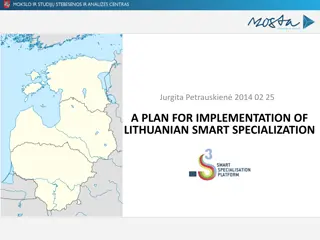 Implementation Plan for Lithuanian Smart Specialization