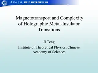 Complexity of Holographic Metal-Insulator Transitions in Magnetotransport