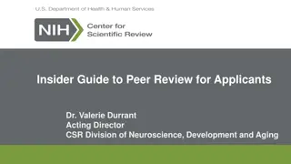 Insider Guide to NIH Peer Review Process for Applicants