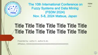 International Conference on Fuzzy Systems and Data Mining 2024