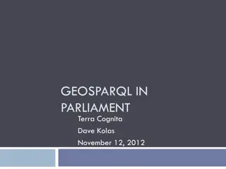 Overview of GeoSPARQL Implementation in Parliament