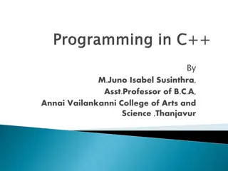 Understanding C++ Streams and I/O Operations