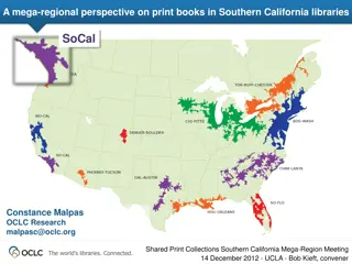 Insights into Print Book Holdings in Southern California Libraries