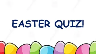 Easter Quiz - Test Your Knowledge About Jesus and Easter Traditions