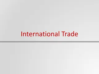 International Trade: Principles and Benefits