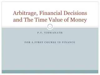 Principles of Finance: Understanding Discounting, Present Value, and Market Equilibrium