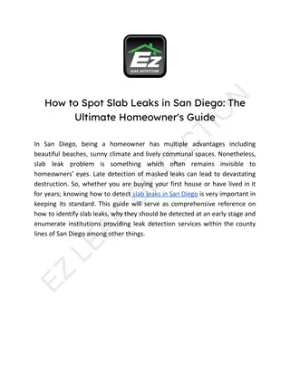 How to Spot Slab Leaks in San Diego_ The Ultimate Homeowner's Guide