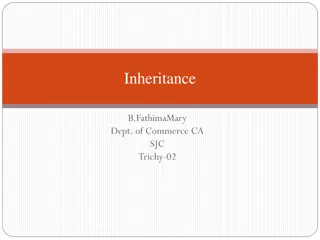 Inheritance in Object-Oriented Programming