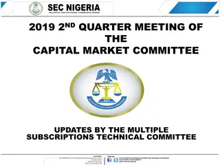 Capital Market Committee Updates: 2nd Quarter Meeting Highlights