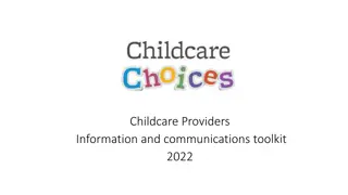 Ensuring Access to Government Childcare Support: Provider Toolkit 2022