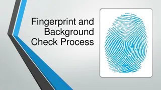 Fingerprint and Background Check Process for Childcare Facilities