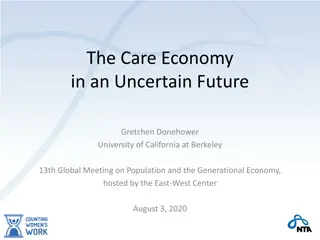 The Care Economy in an Uncertain Future: Quantifying Current and Future Trends