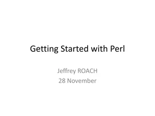 Overview of Perl Programming: Features, Popularity, and Learning