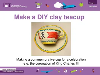 DIY Clay Teacup for King Charles III Coronation Celebrations