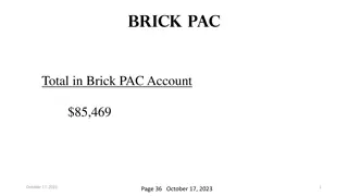 Brick PAC Donor List - October 17, 2023