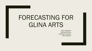 Forecasting Analysis for Glina Arts Fall 2016 Enrollment