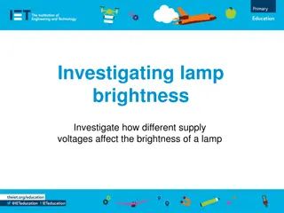 Investigating the Relationship Between Supply Voltages and Lamp Brightness