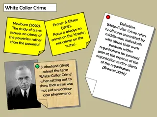 Understanding White Collar Crime and Occupational Crime