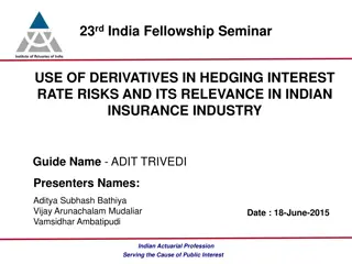 Derivatives for Managing Interest Rate Risks in Indian Insurance Industry