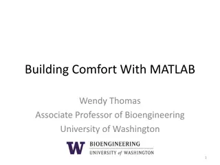 Building Comfort With MATLAB: Practical Strategies for Effective Learning