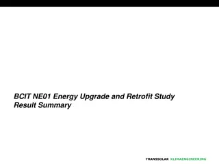 Energy Upgrade and Retrofit Study Summary