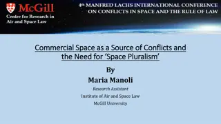 Managing Conflicts in Commercial Space Activities