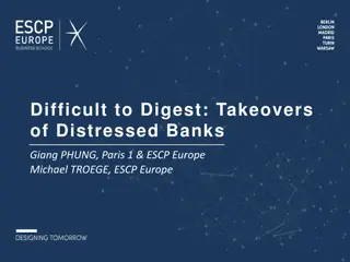 The Impact of Distressed Bank Takeovers