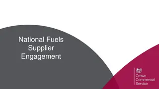 National Fuels Supplier Engagement Overview