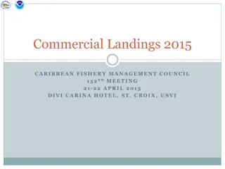 Fisheries Management in the Caribbean: Report on Commercial Landings and Species Information