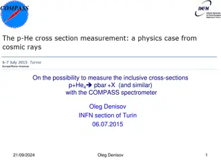 Measurement of Inclusive Cross-Sections with COMPASS Spectrometer by Oleg Denisov