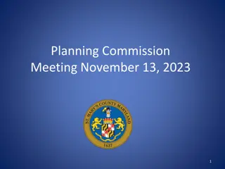 Planning Commission Meeting Overview for Compass Point Montessori Daycare in Leonardtown