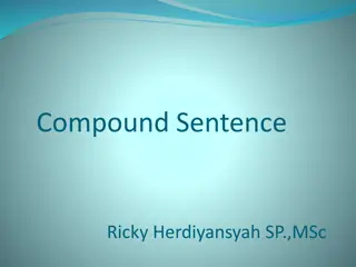 Compound Sentences: Examples and Usage