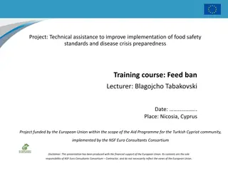 Improvement of Food Safety Standards and Disease Crisis Preparedness in the European Union