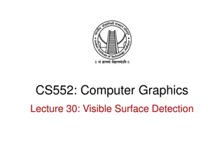 Visible Surface Detection in Computer Graphics