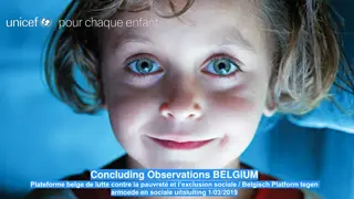 Concluding Observations on Child Poverty in Belgium