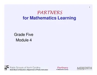 Geometric Concepts in Grade Five Mathematics