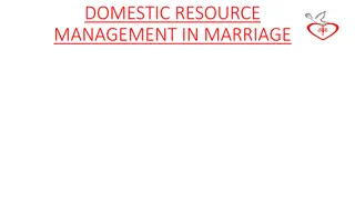 Effective Domestic Resource Management in Marriage