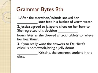 Brushing Up on Grammar Skills with Short Story Elements