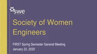 Society of Women Engineers Spring Semester General Meeting Details