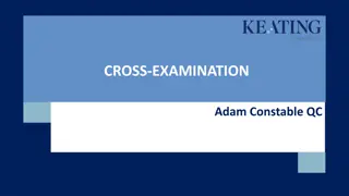 Effective Strategies for Cross-Examination in Legal Practice