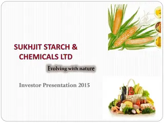 Evolution of Sukhjit Starch & Chemicals Ltd - Investor Presentation 2015