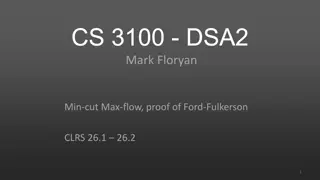 Ford-Fulkerson Algorithm for Maximum Flow in Networks