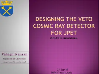 Designing Veto Cosmic Ray Detector for JPET Using GEANT4 Simulations