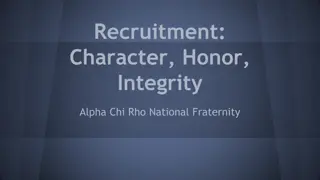 Enhancing Chapter Success Through Recruitment Strategies